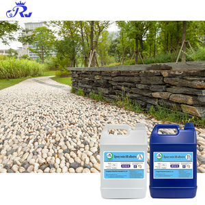 Factory Permeable Epoxy Stone Surface <strong>Resin</strong> <strong>Bound</strong> Gravel Driveway Paving Pebble Stone Floor Coating Resina Epoxy <strong>Resin</strong> for Floor - Product Image 1