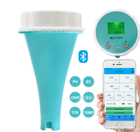 Kit de test de piscine avec application à affichage numérique, moniteur de chlore PH/TDS/EC/ORP/CL/TEMP, testeur de qualité de l'eau 6 en 1