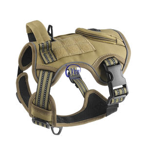 เสื้อกั๊กสายรัดสำหรับสุนัข yuemai ยุทธวิธีผ้าอ๊อกซ์ฟอร์ด <span class=keywords><strong>K9</strong></span>ขนาดกลางสีดำขนาดใหญ่สีชมพู - Product Image 3