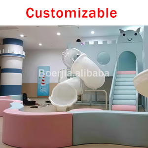 Equipo de Juegos Interior Moderno y Suave para Niños, Certificado por ASTM, con Tobogán Multifuncional para Diversión Familiar en FEC - Product Image 4
