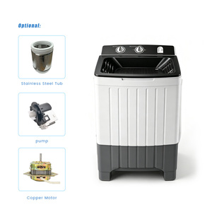 Lavatrice Semiautomatica a Caricamento dall'Alto con Coperchio in Plastica <span class=keywords><strong>e</strong></span> Lavabo Integrato, 110V 60Hz, Produzione Diretta OEM ODM - Product Image 2