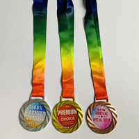 Médailles de sport en métal personnalisées en gros, prix or, argent, bronze pour les tournois de marathon, de basketball, de football et de tennis de table
