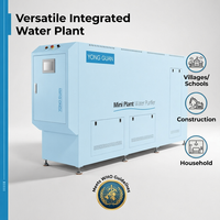 YONG GUAN Mini-station de traitement d'eau entièrement automatisée avec membrane céramique pour filtration et traitement de l'eau sans mathématiques