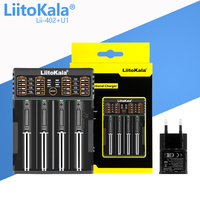Liitokala Lii-402 batterie Chargeur Auto-détection de polarité Pour 18650 26650 18350 18340 li-ion Ni-MH batteries