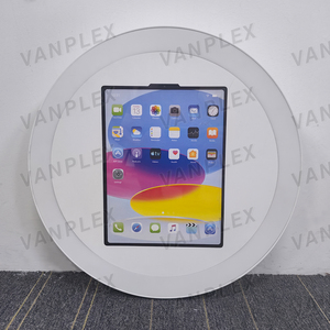 轻型便携式发光二极管环iPad漫游器手持自拍照相亭带面板镜 - Product Image 4