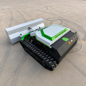 900mm 35IN Tracked Gasoline RC Robot Lawnmowers Slope Remote Control Lawn Mower with Snow Sweeping <b>Roller</b> Brush - Product Image 5