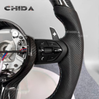 Volant en fibre de carbone amélioré pour BMW M2 M3 M4 M5 M6 X5M F30 F10 F20 F35 F22 F18 F01 E90 E92 E46