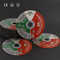 Disque de découpe fin de 125 mm (5 pouces) pour acier inoxydable et métaux, fabriqué en Chine par un fabricant d'abrasifs, avec logo personnalisé OEM