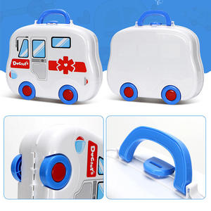 Valise médicale jouet pour enfants avec roulettes, seringue, thermomètre, jeu de rôle de docteur, portable, cadeau d'apprentissage précoce - Product Image 6