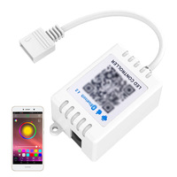 Contrôleur RGB RGBW avec 4 canaux, variateur sans fil, télécommande, application intelligente, connexion Bluetooth pour bande lumineuse LED couleur DC 12V 24V
