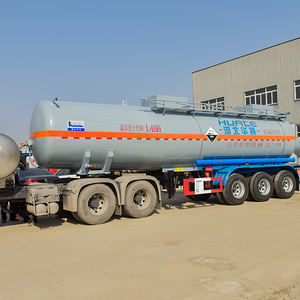Venta de fábrica de gran volumen resistente a la corrosión tanque de carga semirremolque transportador con precio favorable - Product Image 3