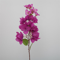 Dekorasi Taman Pernikahan Grosir, Bunga Bougainvillea Sutra, Penjualan Panas, Tangkai Tunggal, Bunga Kecil, Semprotan Bougainvillea Buatan