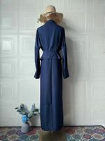 R-428 Ensemble jupe et cardigan décontracté à lacets pour femme, style modeste et élégant, respirant, idéal pour l'été