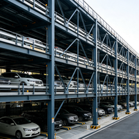 Système de stationnement automobile en acier préfabriqué sur mesure, structure de stationnement multi-niveaux en acier, composants en acier, installation sur site disponible