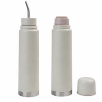 Termo de Acero Inoxidable de 700 ml para Mate, Botella de Doble Pared con Aislamiento al Vacío para Yerba Mate con Bombilla para Argentina y Uruguay