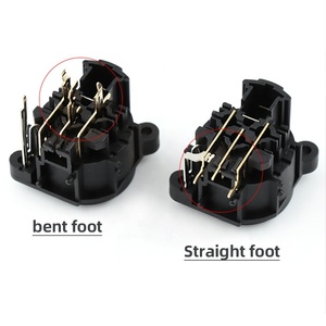 3/4/5/7 Pins Nam Nữ <span class=keywords><strong>XLR</strong></span> Bảng Điều Khiển Gắn Kết Nối Âm Thanh Ổ Cắm Kết Nối Micrô Đầu Nối MIC <span class=keywords><strong>XLR</strong></span> - Product Image 3