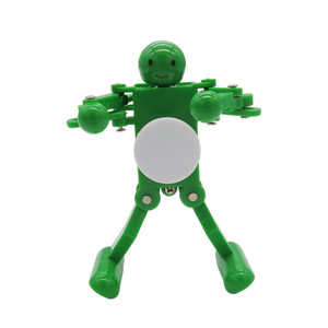 Robot de juguete de plástico para niños, divertido, con función de reloj, de cuerda, que camina y baila, venta al por mayor - Product Image 6