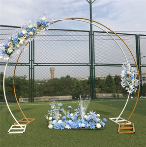 <span class=keywords><strong>Arche</strong></span> de fleurs en fer à tube unique Supports de ballons en métal déco de <span class=keywords><strong>mariage</strong></span> de luxe Décoration de fond Accessoires de disposition pour portes - Product Image 5