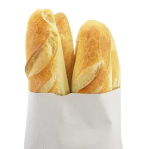Sacchetti di Carta Kraft Bianca 17x34 Cm per Imballaggio e Trasporto Alimenti - Product Image 6
