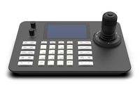 Controlador de Teclado PTZ IP PoE de 5 Pulgadas con Decodificación de Color, Joystick 4D, RS485, RS232 para Control de Cámaras PTZ AHD de Seguridad en Red CCTV