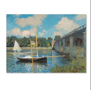 Riproduzione di Alta Qualità del Famoso Dipinto a Olio 'Ponti a <span class=keywords><strong>Argenteuil</strong></span>' di Monet - Product Image 1