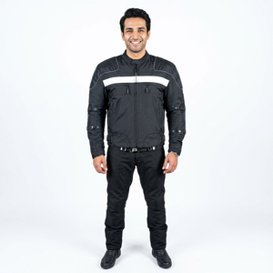Ensemble de veste de moto, vestes en Cordura pour moto, coupe-vent, combinaison de course moto, motocross, équipement de protection, imperméable - Product Image 1