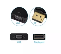 1080P 60Hz mannelijke naar VGA 15-pins vrouwelijke adapter DP naar VGA DP naar VGA adapter