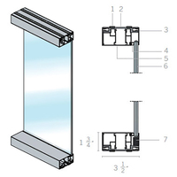 Cloisons en verre à persiennes abordables, contrôle transparent par machine Aoto, cloison murale avec stores, intimité, double paroi en verre