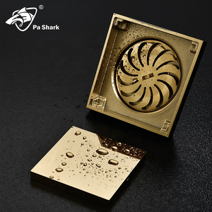 Xuất khẩu chất lượng phòng tắm vòi hoa sen Brass thoát nước sàn có thể được chèn ngói chuyển lớn khử mùi chất lượng cao - Product Image 3