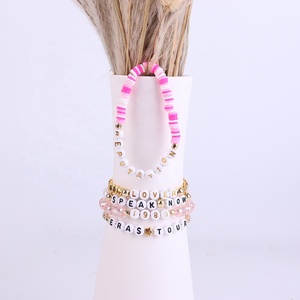PAFU Pink Taylor Pulseras de la Amistad Lover Eras <span class=keywords><strong>Tour</strong></span> 1989 Reputación Fearless - Product Image 2