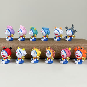 Caja Sorpresa <span class=keywords><strong>de</strong></span> Gato del Zodiaco <span class=keywords><strong>de</strong></span> <span class=keywords><strong>Doraemon</strong></span> para Decoración <span class=keywords><strong>de</strong></span> Pasteles, Adorno <span class=keywords><strong>de</strong></span> Coche con Dibujos Animados, PVC Azul, Tema <span class=keywords><strong>de</strong></span> Astrología, Entretenimiento para Fanáticos del Anime - Product Image 4