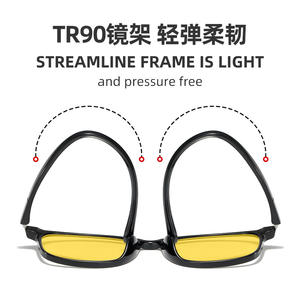 Gafas de Visión Nocturna Ultraligeras TR90 con Bloqueo de Luz Azul, Unisex, Diseño Clásico para Teléfono Móvil, Computadora y Juegos - Product Image 3