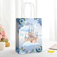 YS Hochwertige Umweltfreundliche Prinzessinnen-Schloss-Themen Papiertüte mit Laminierung Individuelles Logo Mädchen-Geschenke Ausstellungs-Handwerk Großhandel