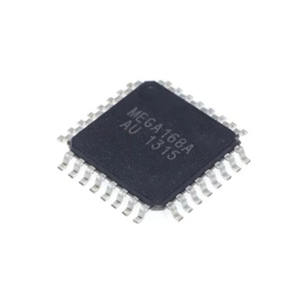 Microcontrolador ATmega IC de 8 bits, 20MHz, 16KB (8K X 16) FLASH, 32-TQFP (7x7) ATMEGA168A-AU - Product Image 1