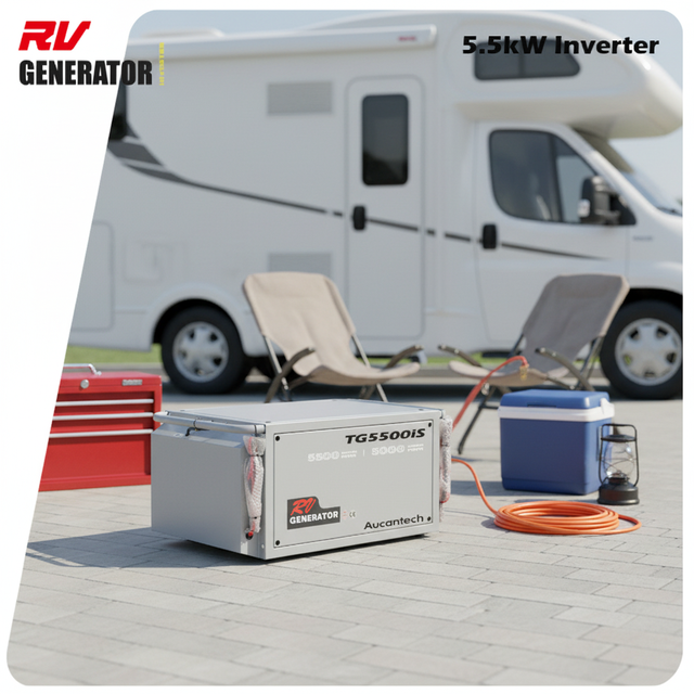 Jiangsu Factory Direct Sale Gasoline Inverter Generator Size Designed for Car 5kw Rate Power Generator for Sale