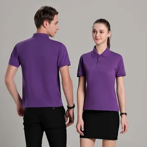 Polo de algodón con solapa para hombre y mujer, camisa con logotipo personalizado de empresa, a la moda, venta al por mayor