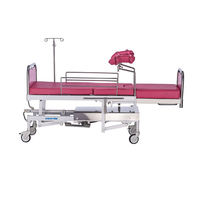 Lit de livraison obstétrique réglable multifonctionnel en acier inoxydable médical pour hôpital