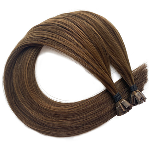 Mouvement naturel autorisé avec ces extensions de cheveux humains, dotées d'extensions de cheveux plates en kératine K-tip simples et indolores. - Product Image 5