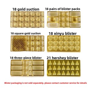 Boîte cadeau de chocolats pour la Saint-Valentin, thème Noël, 18 compartiments, finition estampillée or <span class=keywords><strong>Ferrero</strong></span>, bronzage - Product Image 2