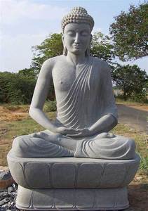 Statue de <span class=keywords><strong>bouddha</strong></span> en marbre blanc, accessoire d'extérieur, grande taille, chair, éclat joyaux, aireya, chair - Product Image 6