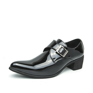 Zapatos Formales de Cuero para Hombre 2026, Zapatos de Vestir Casuales de Cuero Charol Estilo Coreano, Zapatos de Boda con Punta en Pico - Product Image 4