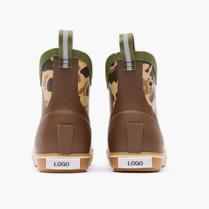 Thiết Kế Mới Tùy Chỉnh Trẻ Em Của Boong Khởi Động Không Thấm Nước Neoprene Câu Cá Mưa Khởi Động Cho Làm Vườn, chèo thuyền, Cắm Trại Logo/Màu ODM OEM - Product Image 4