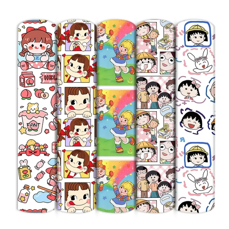 50x145cm Cartoon Cute Girls Printed 100% Pure Cotton Fabric for Tissue Sewing Quilting Fabric Needlework Material DIY Handmade