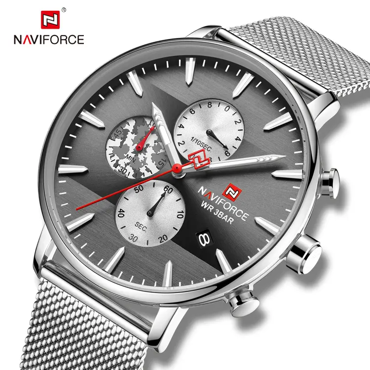 NAVIFORCE 9169 Brand Luxury Relojes Hombre Top Naviforce For Men Watch Relogio Masculino Wrist Navy Chronograph Wristwatch Men