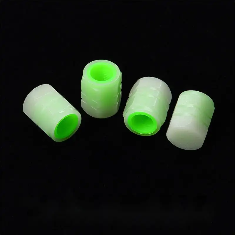 Universal Car Wheel Hub Glowing Dust-proof Decorative Luminous Tire Valve Cap Tyre Rim Stem Covers