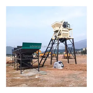 Capacité 25 mètres cubes centrale à béton mélangeant le mélange donnant la centrale à mélange stationnaire intégrée