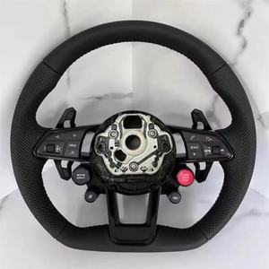Volante de Fibra de Carbono Personalizado para Audi R8 A5 RS Q5 TT R8 A4 Q6 B8 B9 <span class=keywords><strong>S4</strong></span> RS6 A6 C7 A4L A5L Q7, Accesorios para Automóviles - Product Image 2