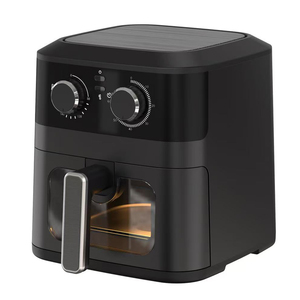 4-Liter Oil-Free Air Fryer With Temperature Control Timer Non-Stick <b>Basket</b> Plastic Square Shape for Household Use High Capacity - Product Image 1