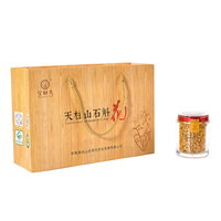 Fleur de Dendrobium Tianzhushan authentique, fournie par l'usine, avec élégante boîte cadeau en bambou pour l'exportation