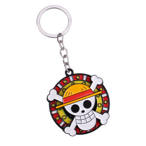 Nuevo Llavero Metálico de <span class=keywords><strong>Anime</strong></span> One Piece con Colgante Giratorio de Luffy <span class=keywords><strong>para</strong></span> Juguetes Giratorios de Fans - Product Image 4